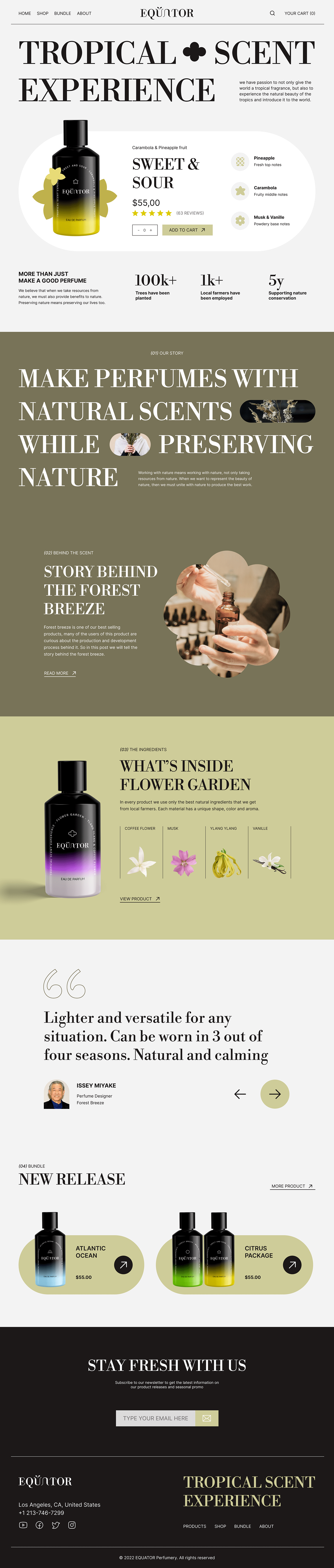 bottle brand identity landing page Mockup Packaging parfume perfume product scent Website