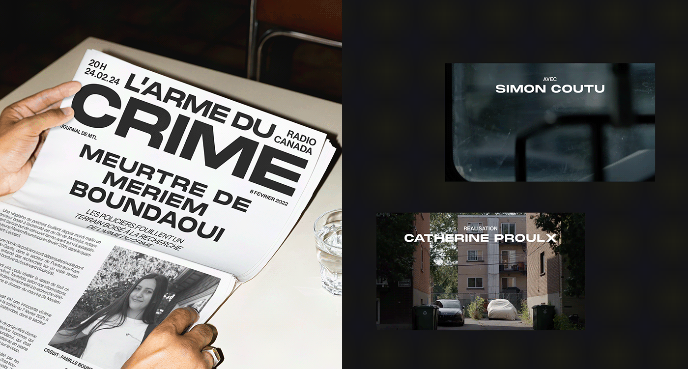Garphic design Documentary  branding  art direction  Gun crime тв