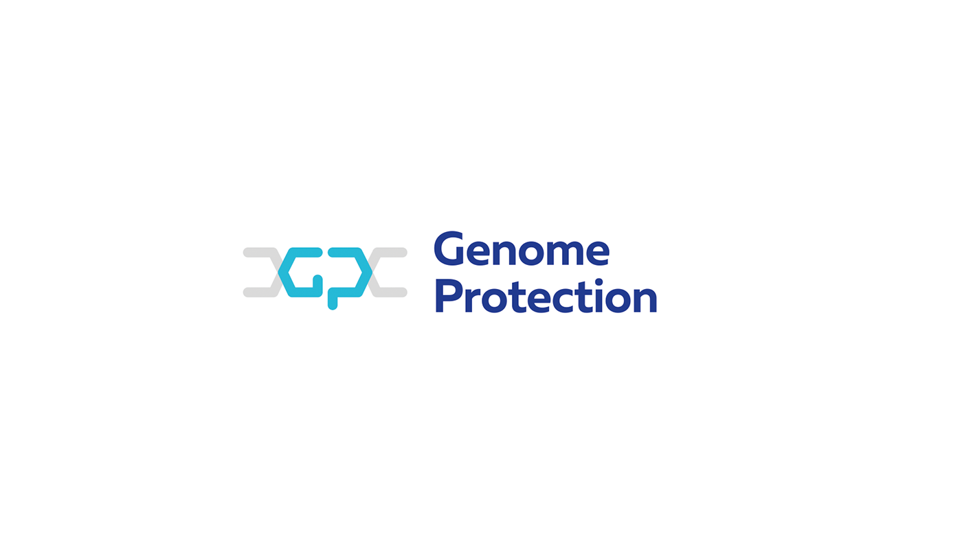 genom protection FARMA Technology bio medicine identity logo brand Logotype vershinin.studio