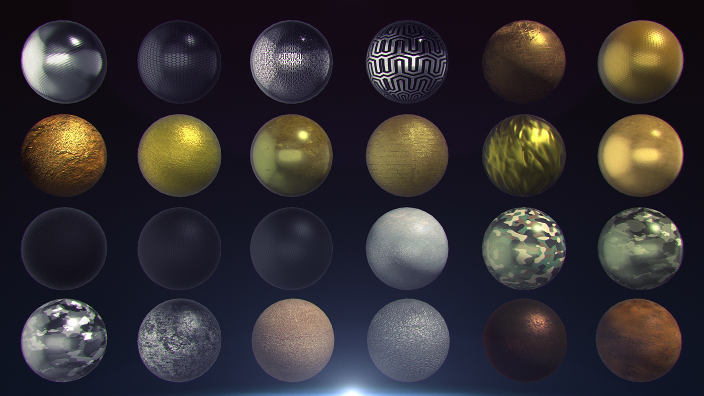 Shaders materials shader texture tileable rendering design 3D HDRI element 3d