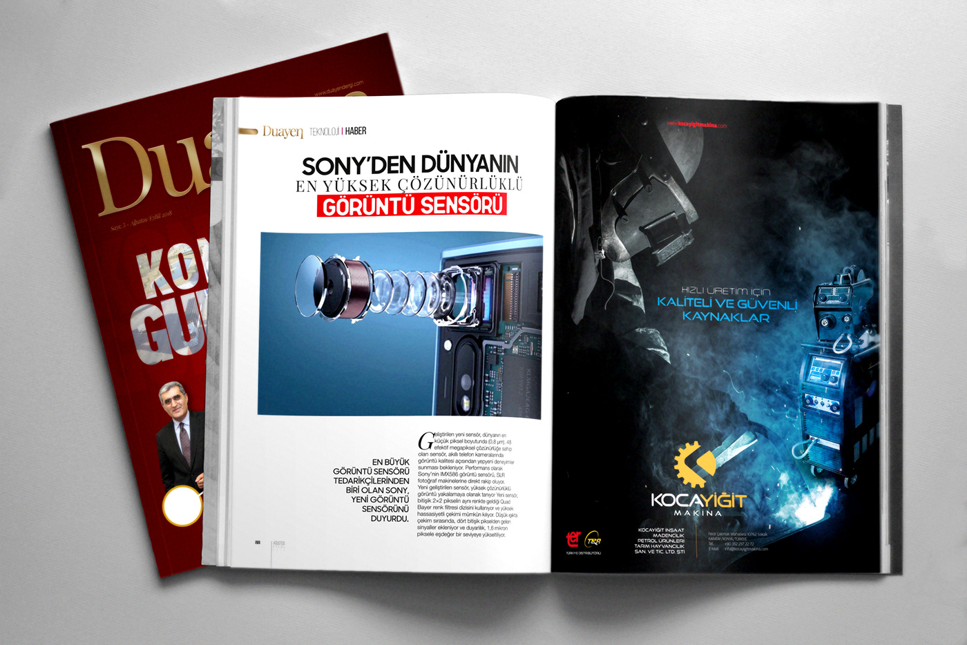 Dergi magazine design creative kreatif dergi tasarımı Dergi Kapak