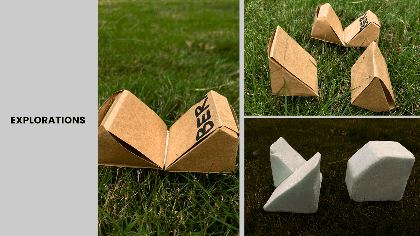 Packaging packaging design dieline sketching shoebox puma shoes