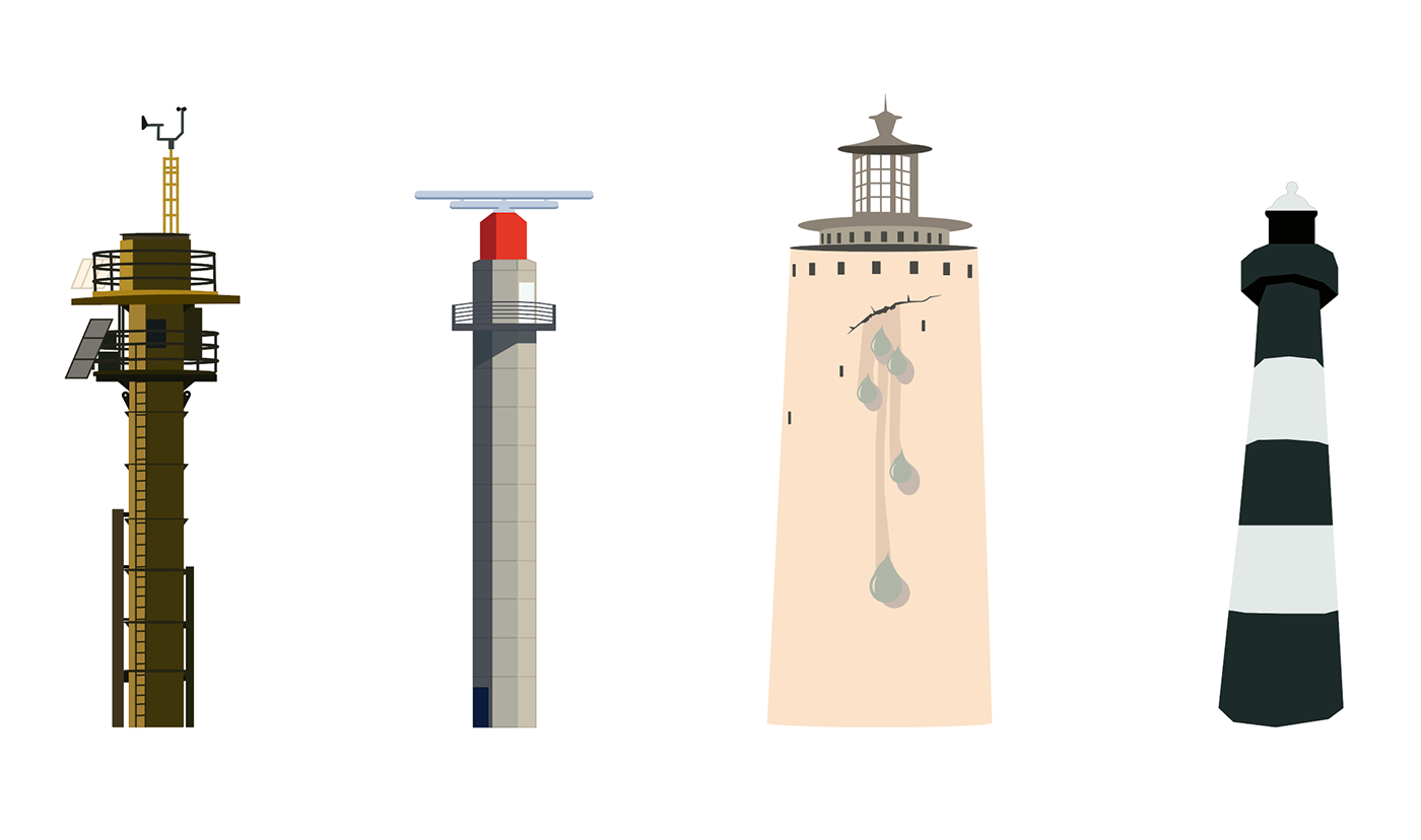 lighthouse radar tower watertower