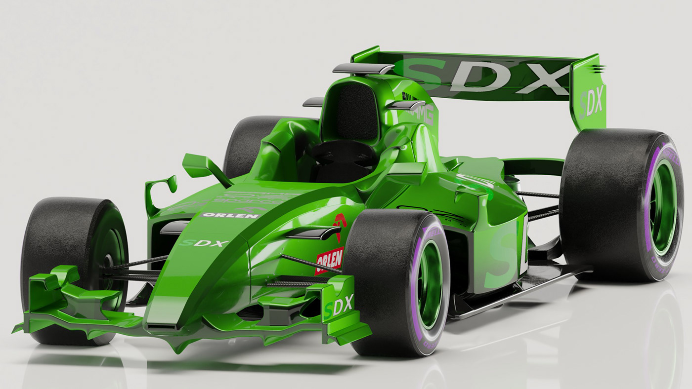f1 3D car sport Racing samochód wyścig sportowy visualization wizualizacja