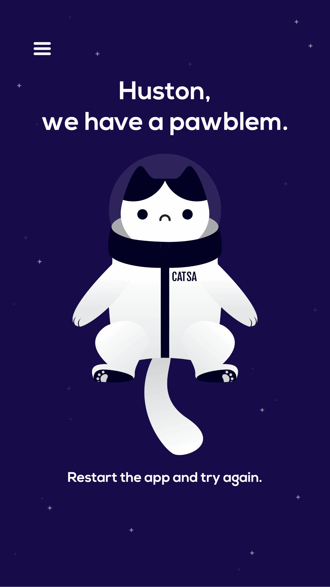 UI app graphic design Cat mobile