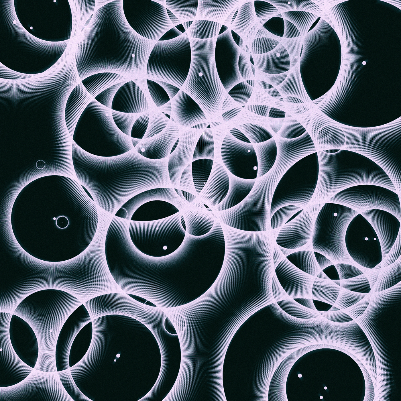 processing generative geometric abstract math art dot lines