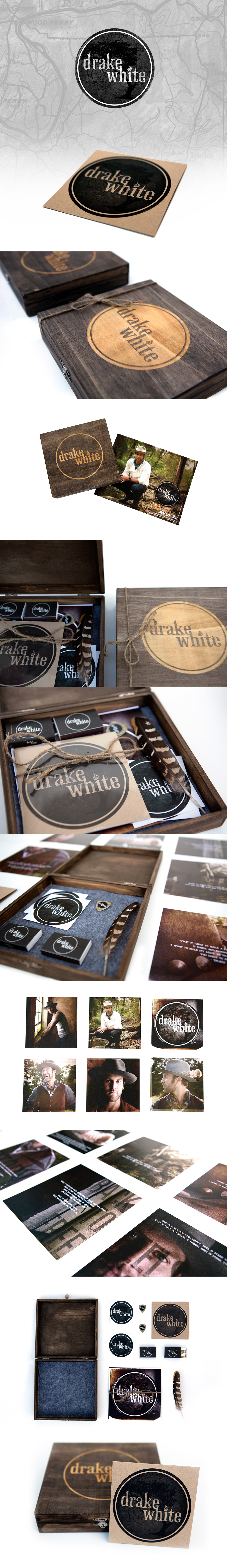 art direction  BMLG Country Music design drake white ep graphic design  package design  Packaging promo