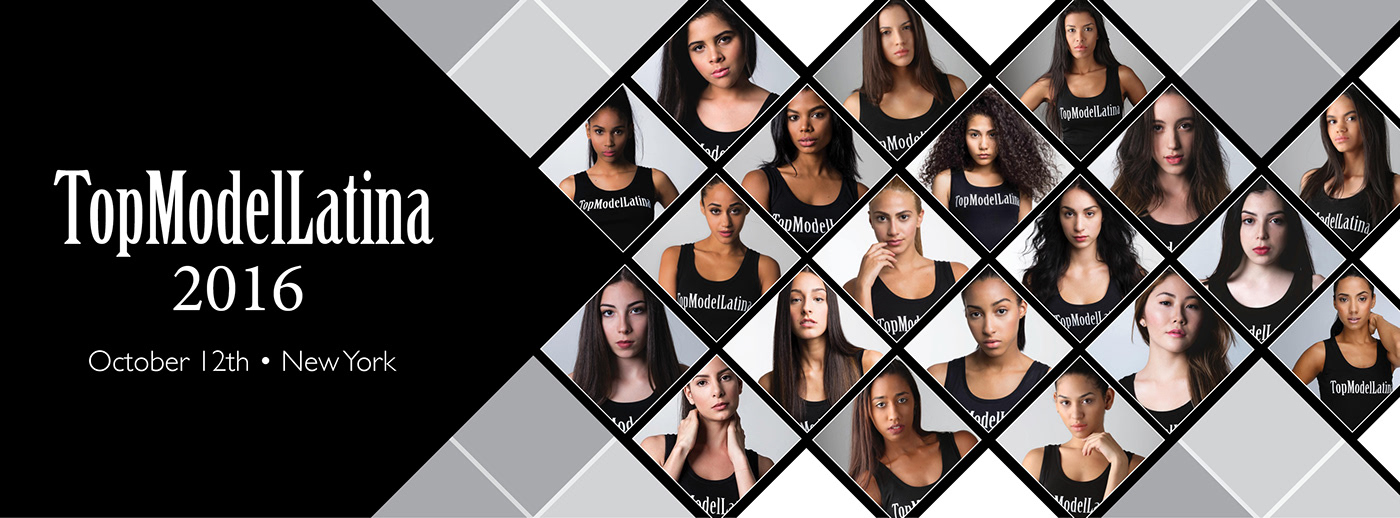 Facebook banner created for Top Model Latina