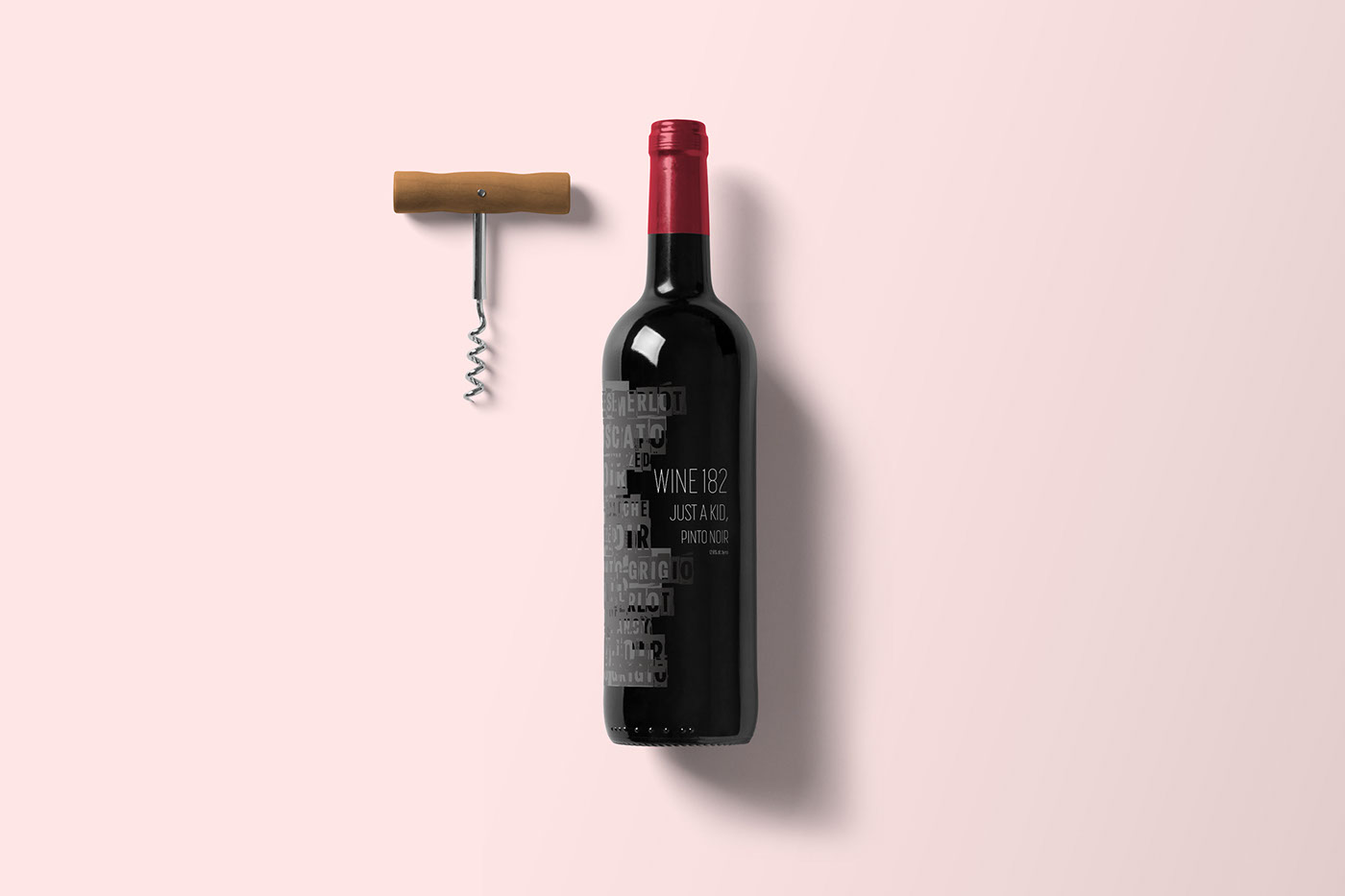 wine cliche product design  Packaging grunge angst teenage punk punk
