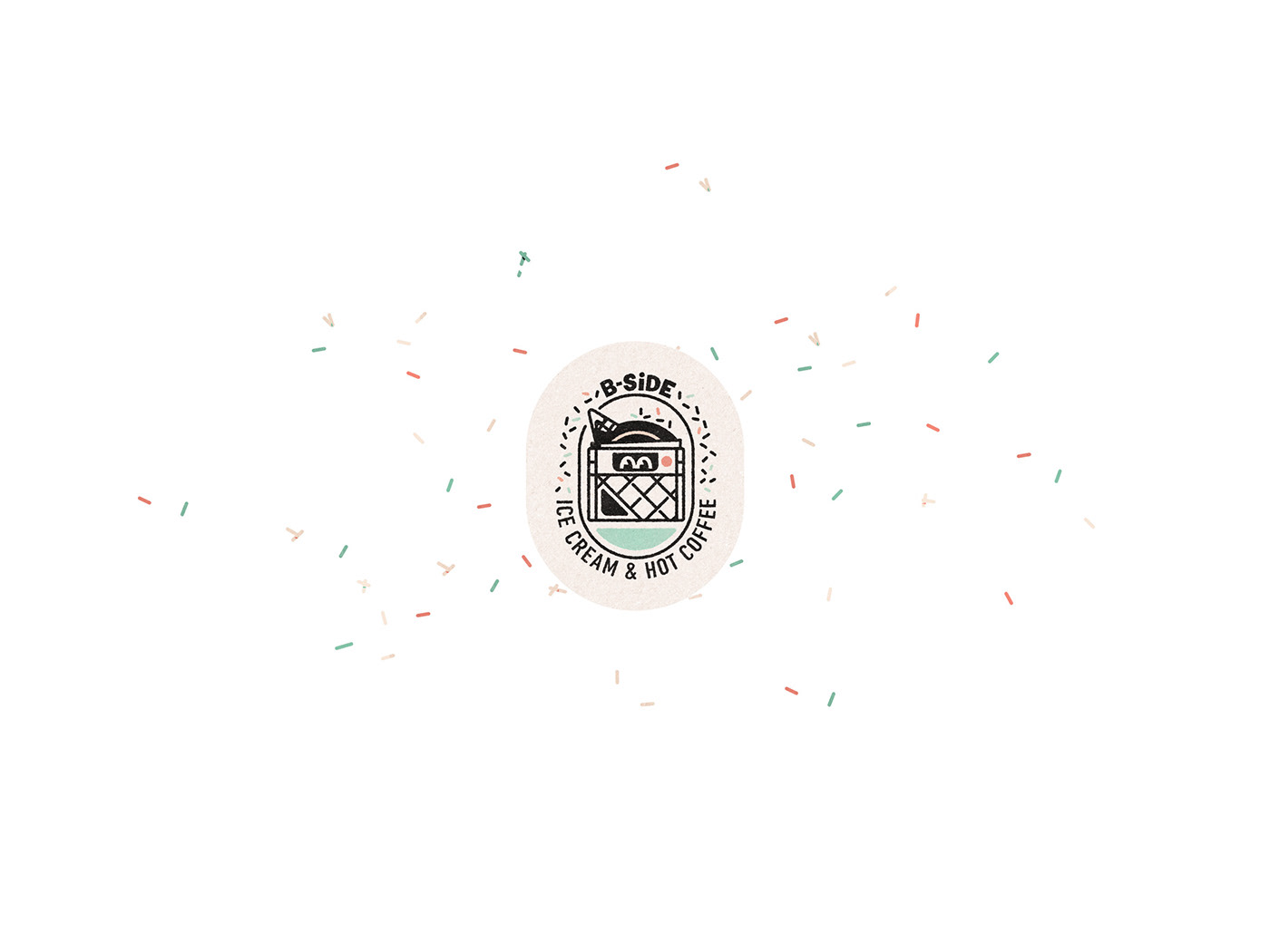 ice cream creamery Mascot vintage Character Character design punk alternative