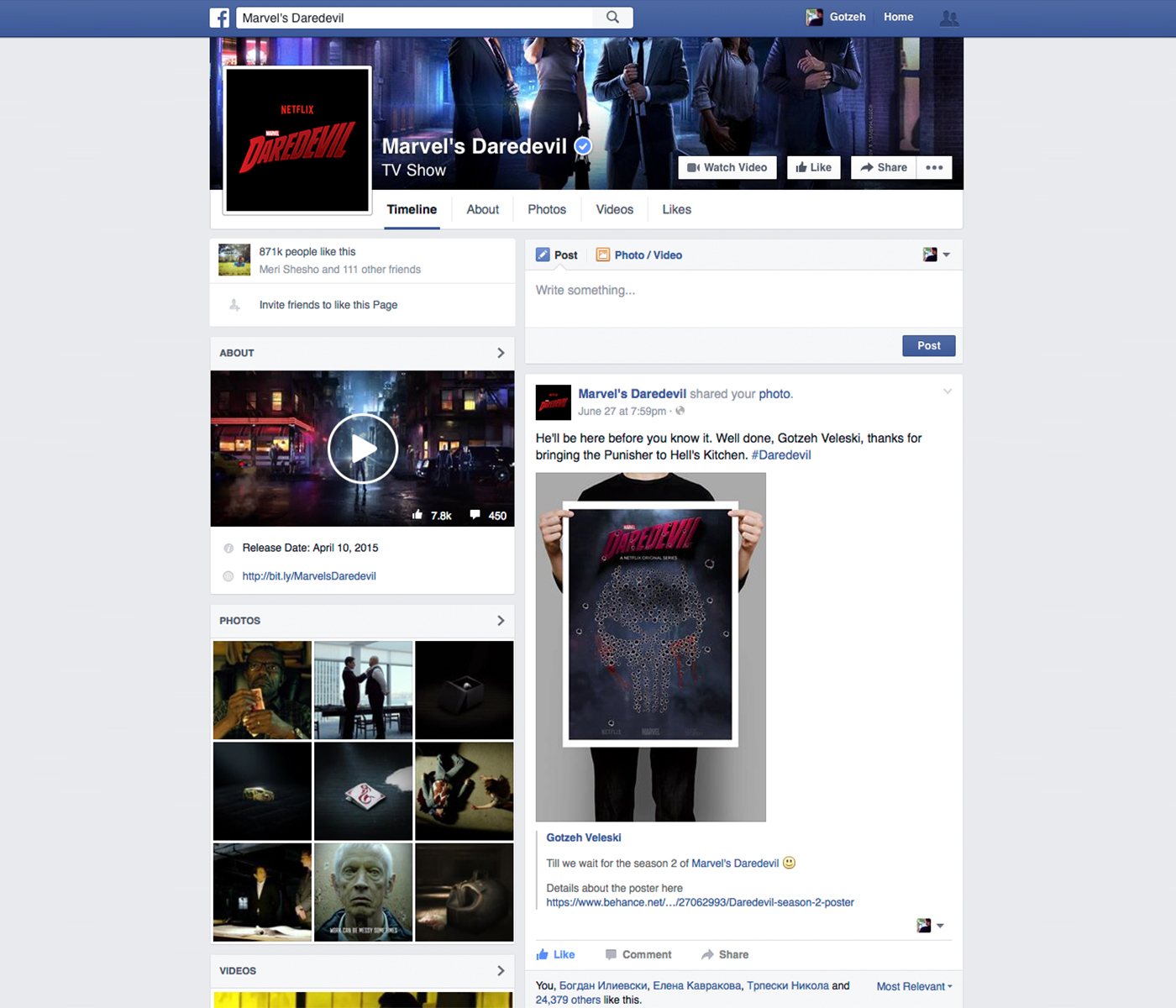 poster Daredevil Netflix Marver movie digital digital illustration inspiration punisher design Fan Art