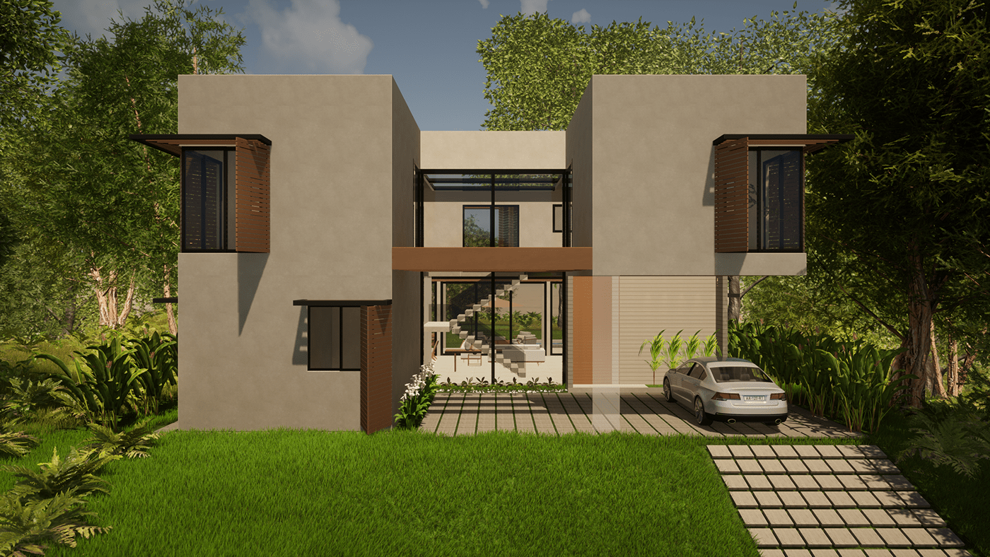 3D 3dmodel architecture exterior interior design  Outdoor Render SketchUP twinmotion visualization