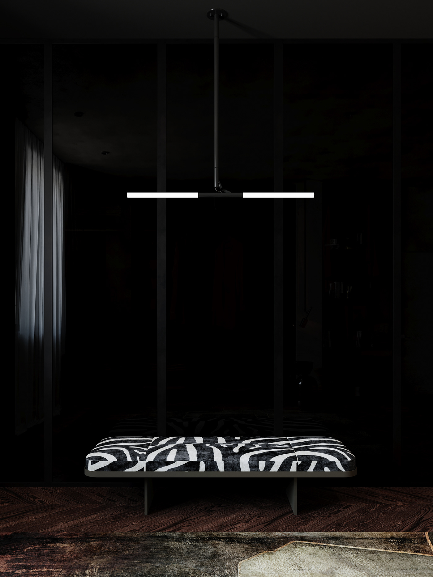 3D 3ds max CGI corona Interior interior design  Render visualization bedroom bedroom design