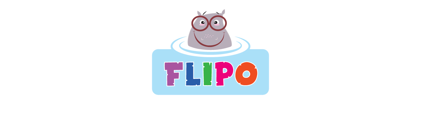 hippo Hippopotamus logo Stationery design graphic children kids Fun app icon T-Shirt Design Colourful  animal labels Mascot
