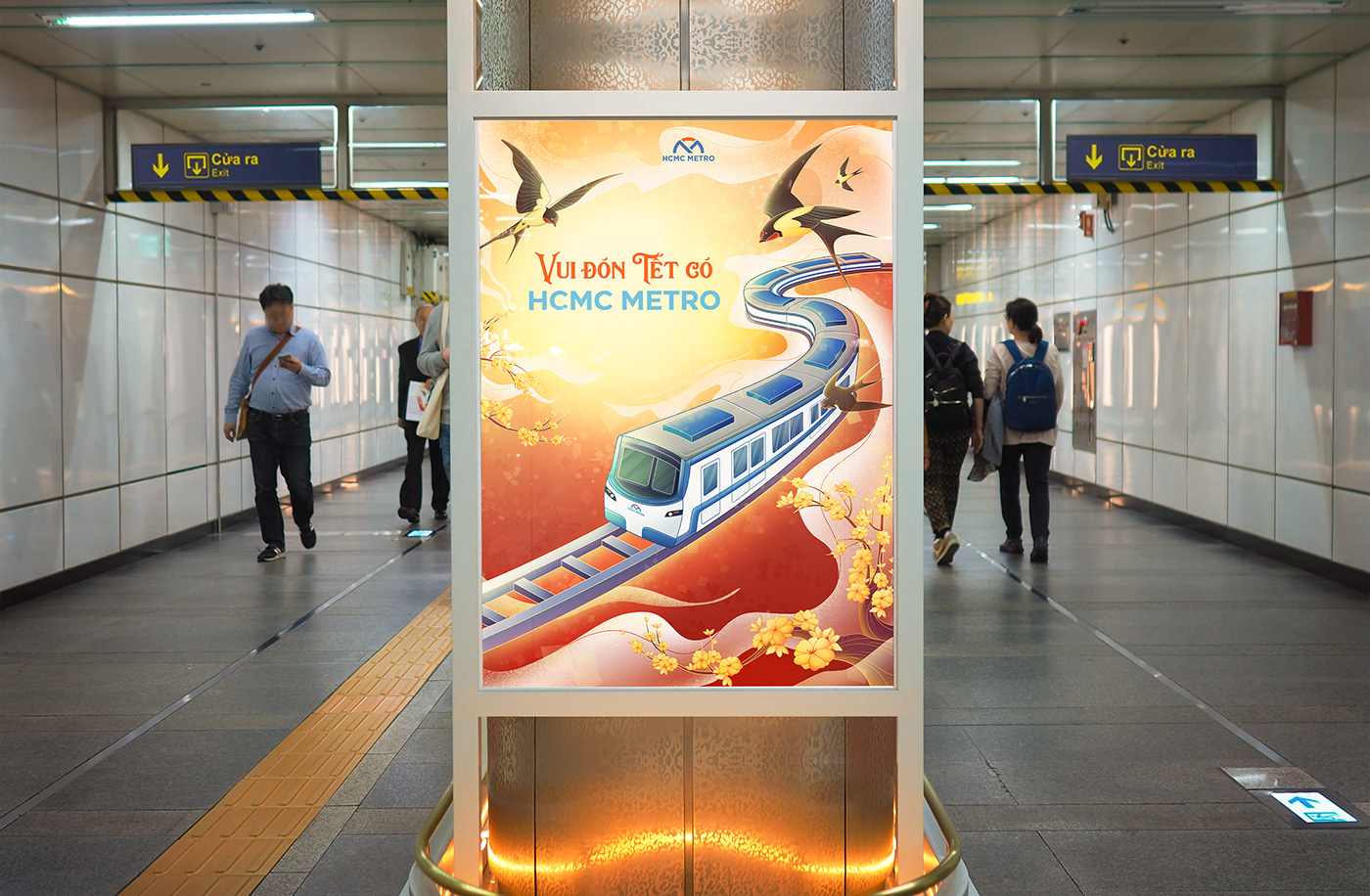 campaign design ho chi minh metro saigon subway vietnam visualization