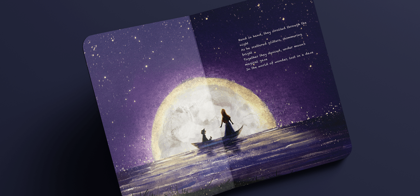 children's book romance Magical ILLUSTRATION  storytelling   dreamy