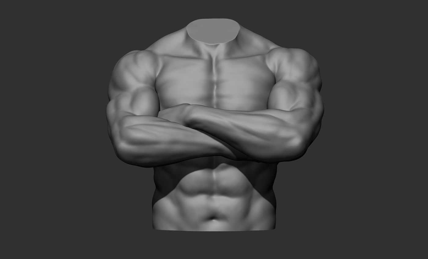 anatomy body Character Character design  malebody  portrait Zbrush zbrush sculpt