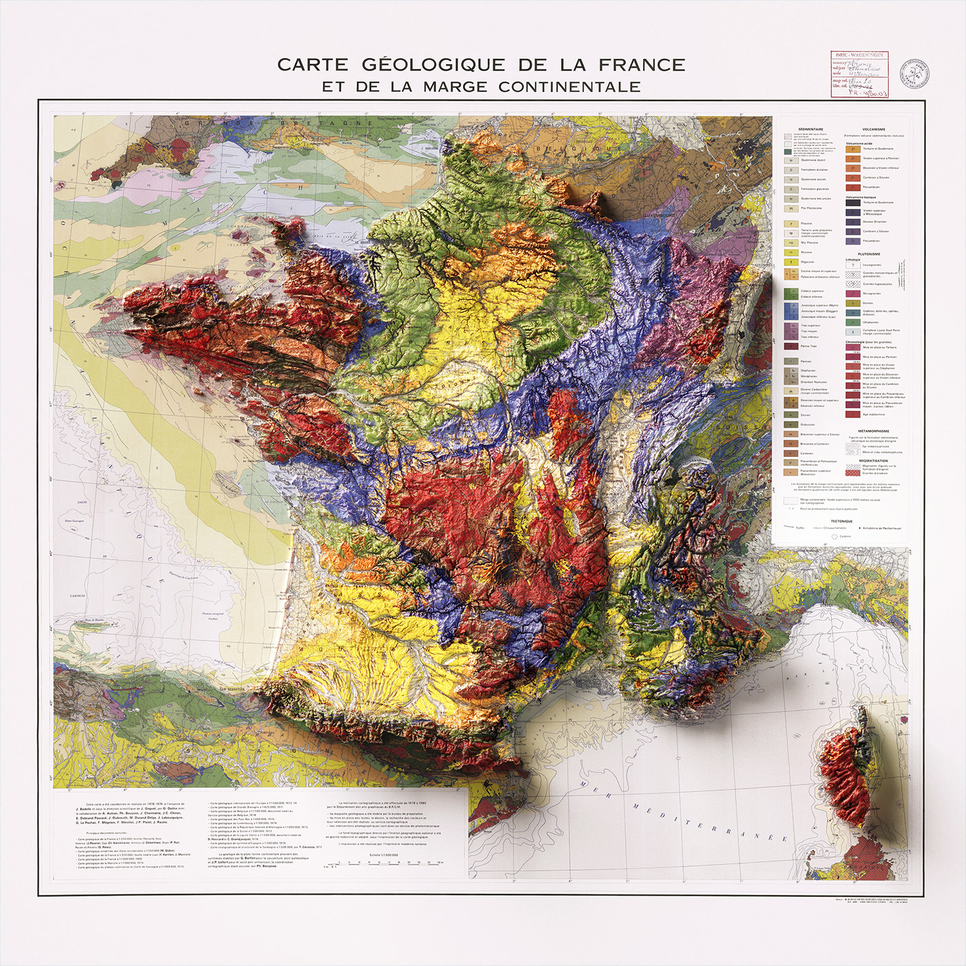 cartography data visualization dataviz Europe france maps print design  shaded relief vintage map