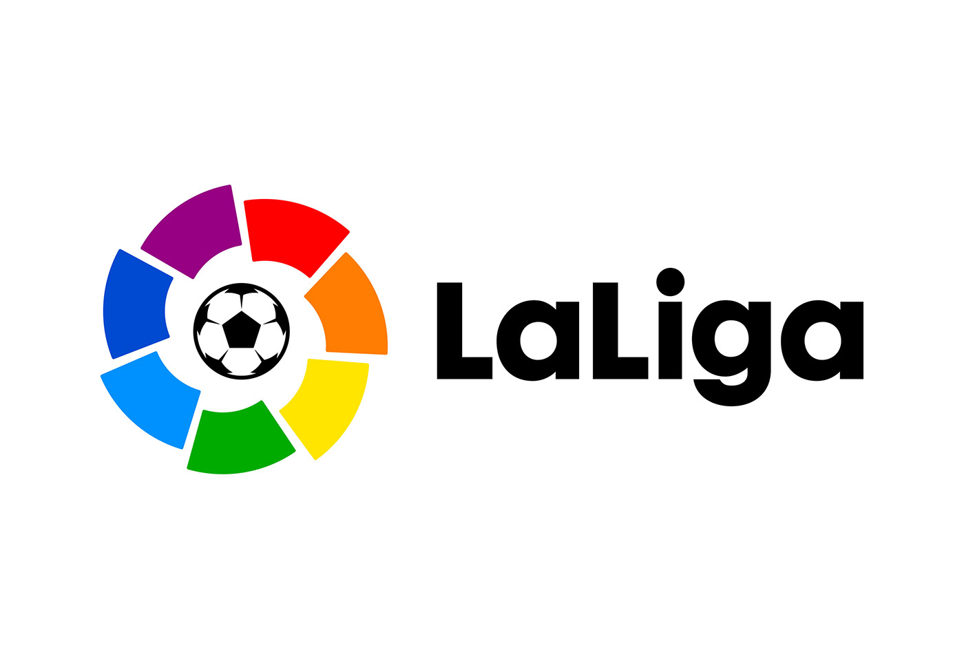 laliga rebranding graphic identity football soccer spain la liga Futbol españa balon