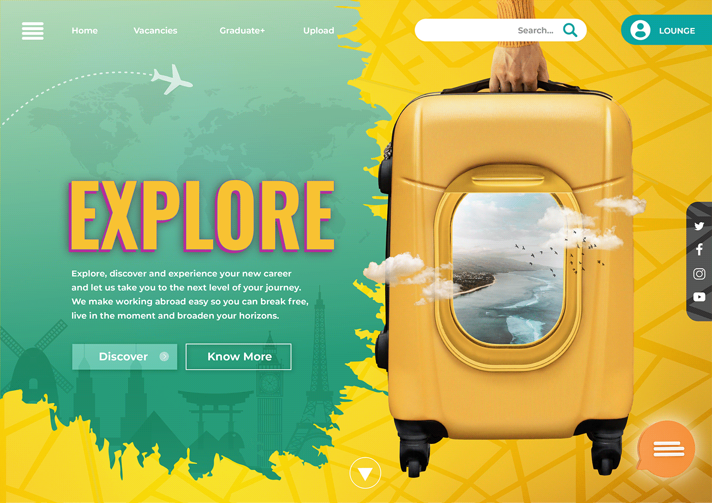 Travel Web Design  mock up design Graphic Designer branding  marketing   Advertising  brand identity visual