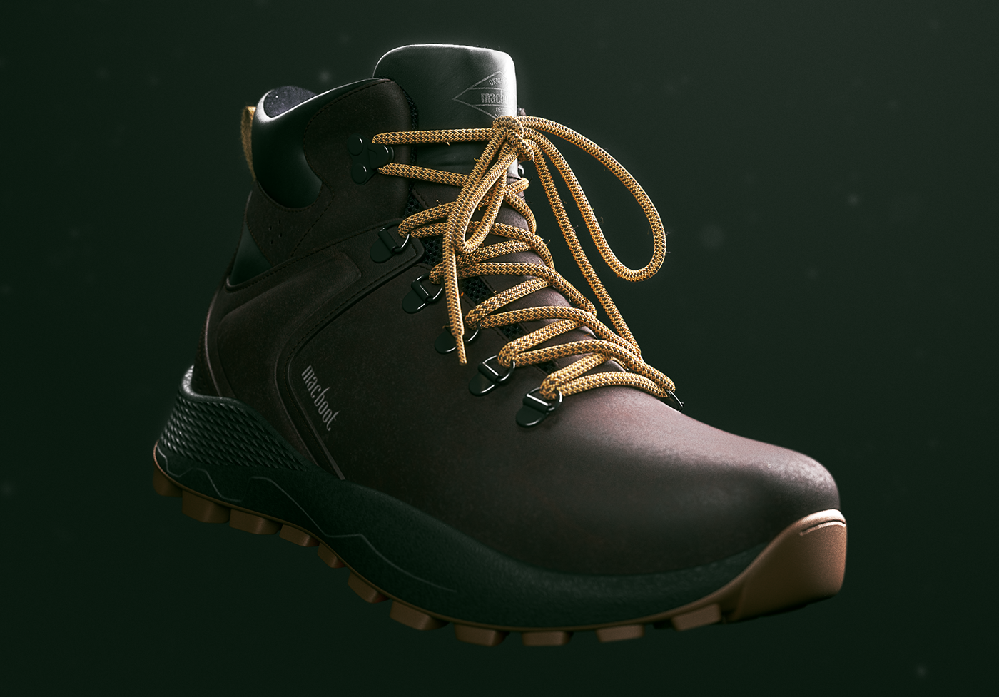 CGI Shoe shoe 3D Shoe shoe advertising key visual spider CGI spiderweb cgi boot footwear