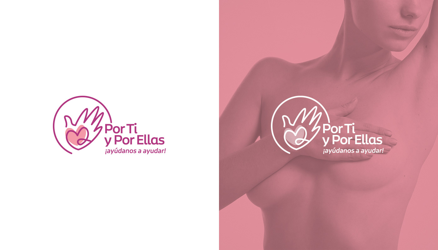 Diseño de logotipo para la asociación civil "Por Ti y Por Ellas" en Aguascalientes
