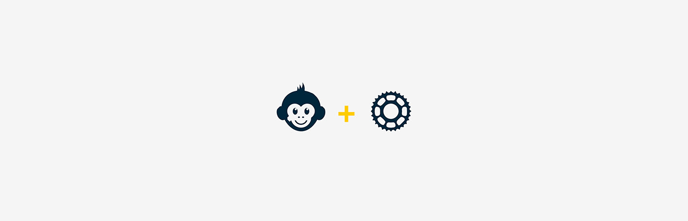 Ecuador quito Logotype branding  Packaging design logo Bicycle monkey