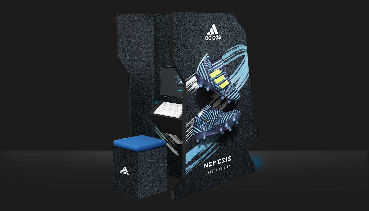 adidas Btl soccer Futbol concept design Stand