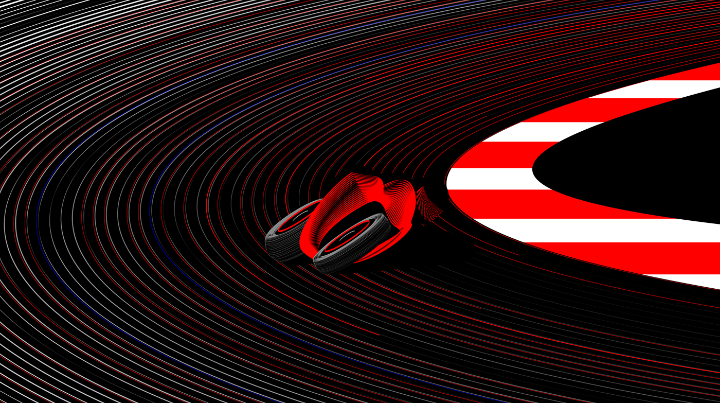 adobe illustrator art Cars digital illustration Formula 1 Racing speed vector automotive  