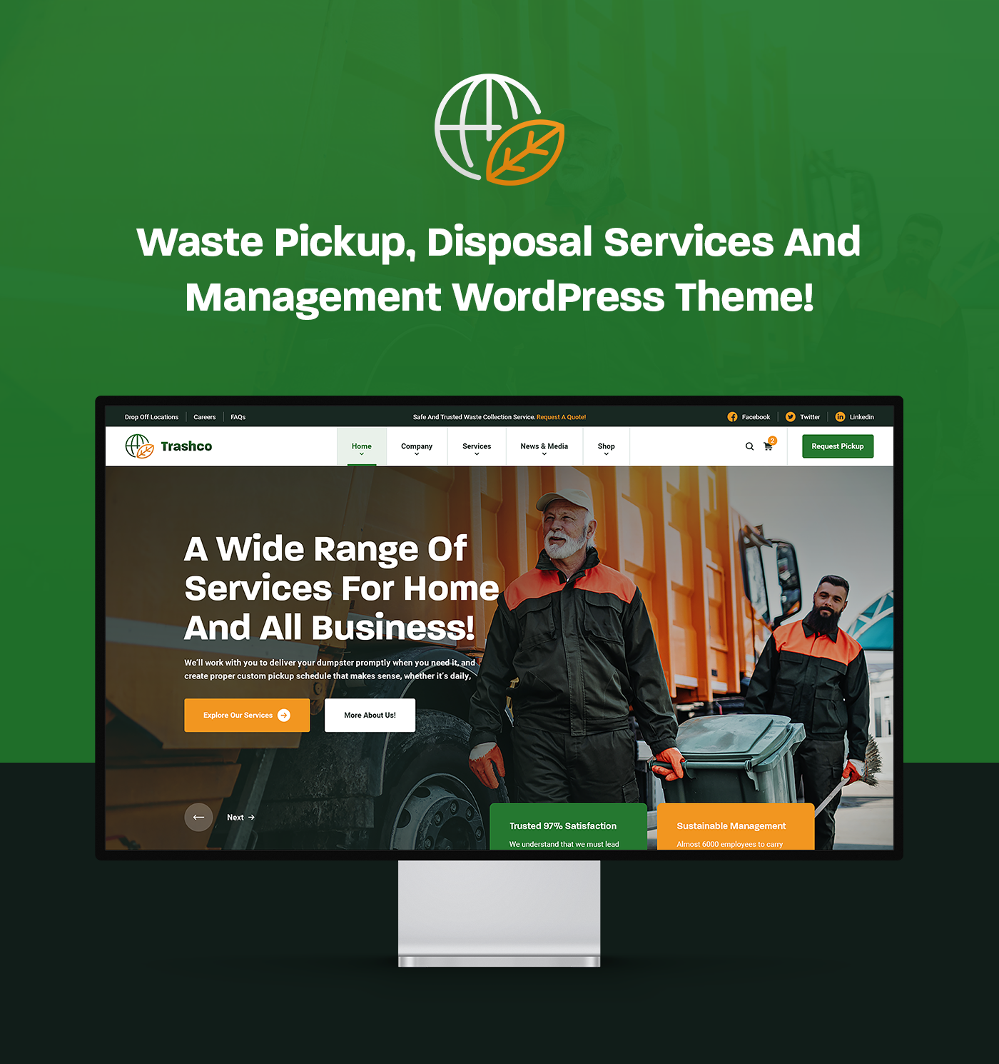 dumpster rental eco friendly environmental recycling Solar energy disposal services Garbage Pickup home waste recycling services TRASH PICKUP