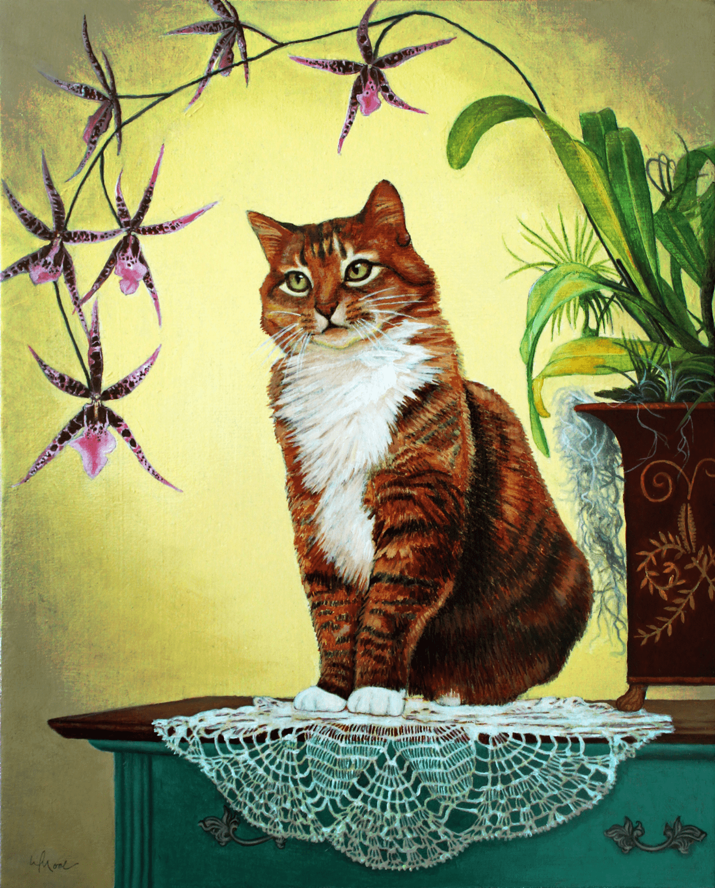 cat portraits Oil Painting
