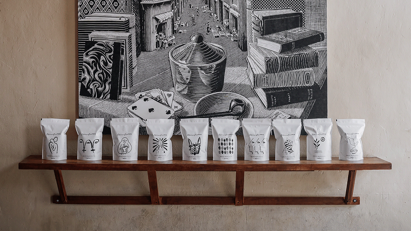 branding  cafe Coffee empaque ILLUSTRATION  ilustracion mexico Packaging COVid