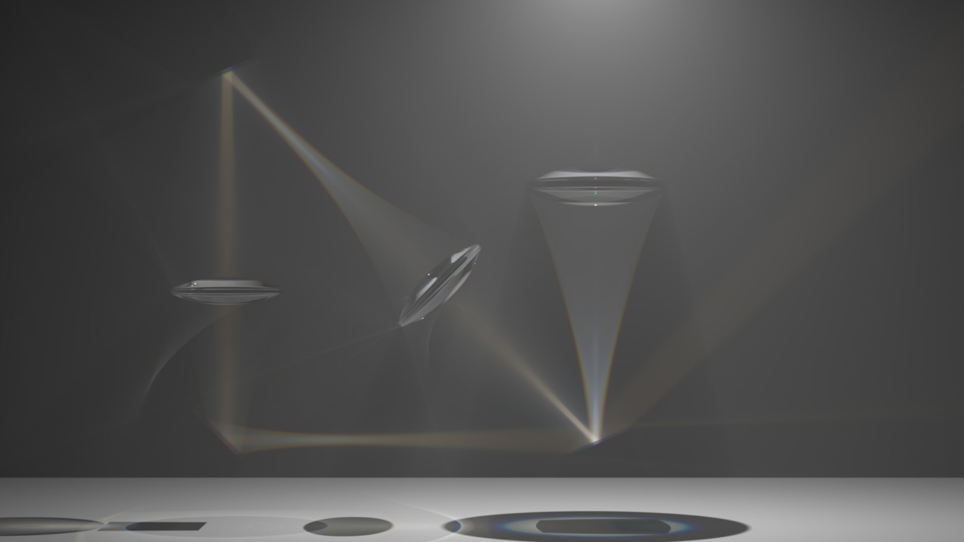 lenses Optical Physics light refraction Silverwing indigo render cinema 4d Metropolis Light Transport