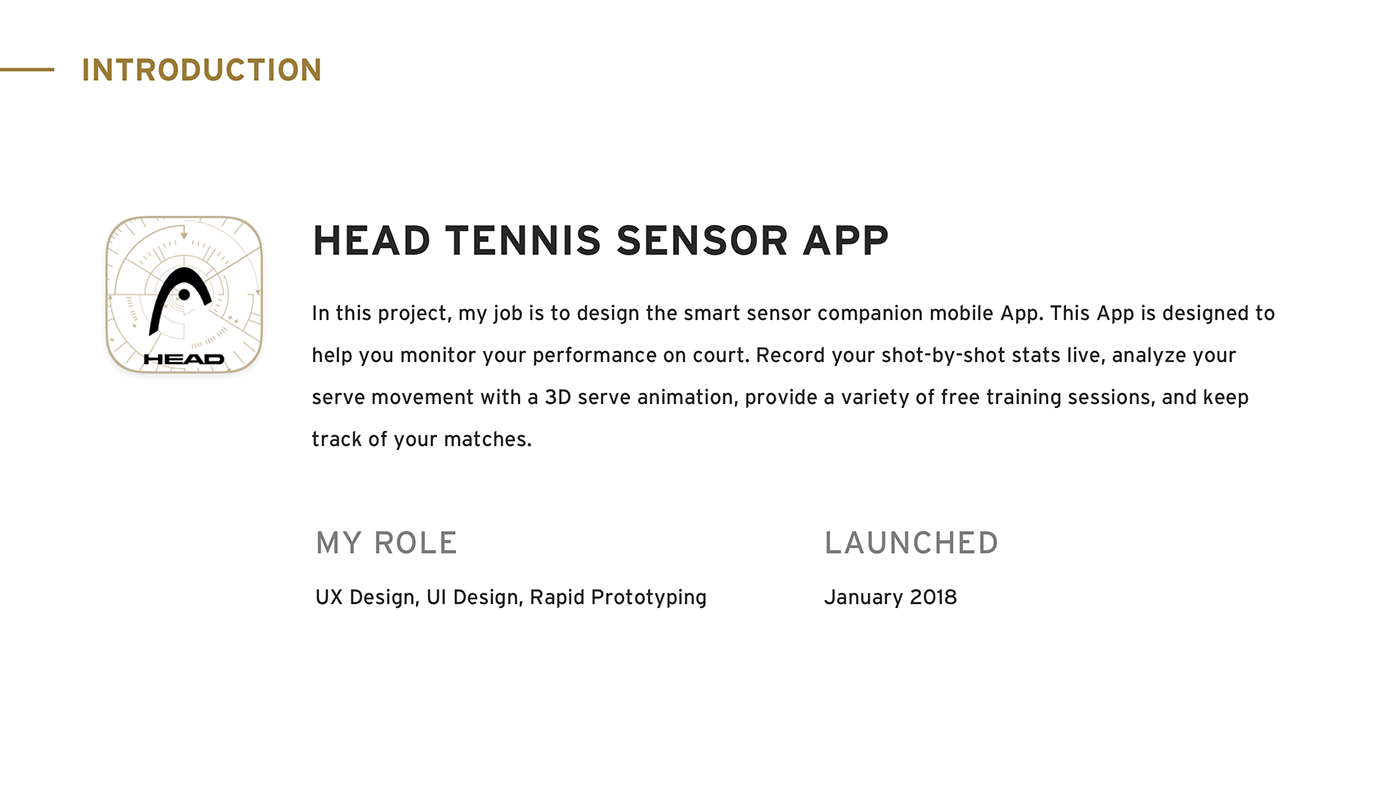 tennis head sport Smart Wearable interaction statistics