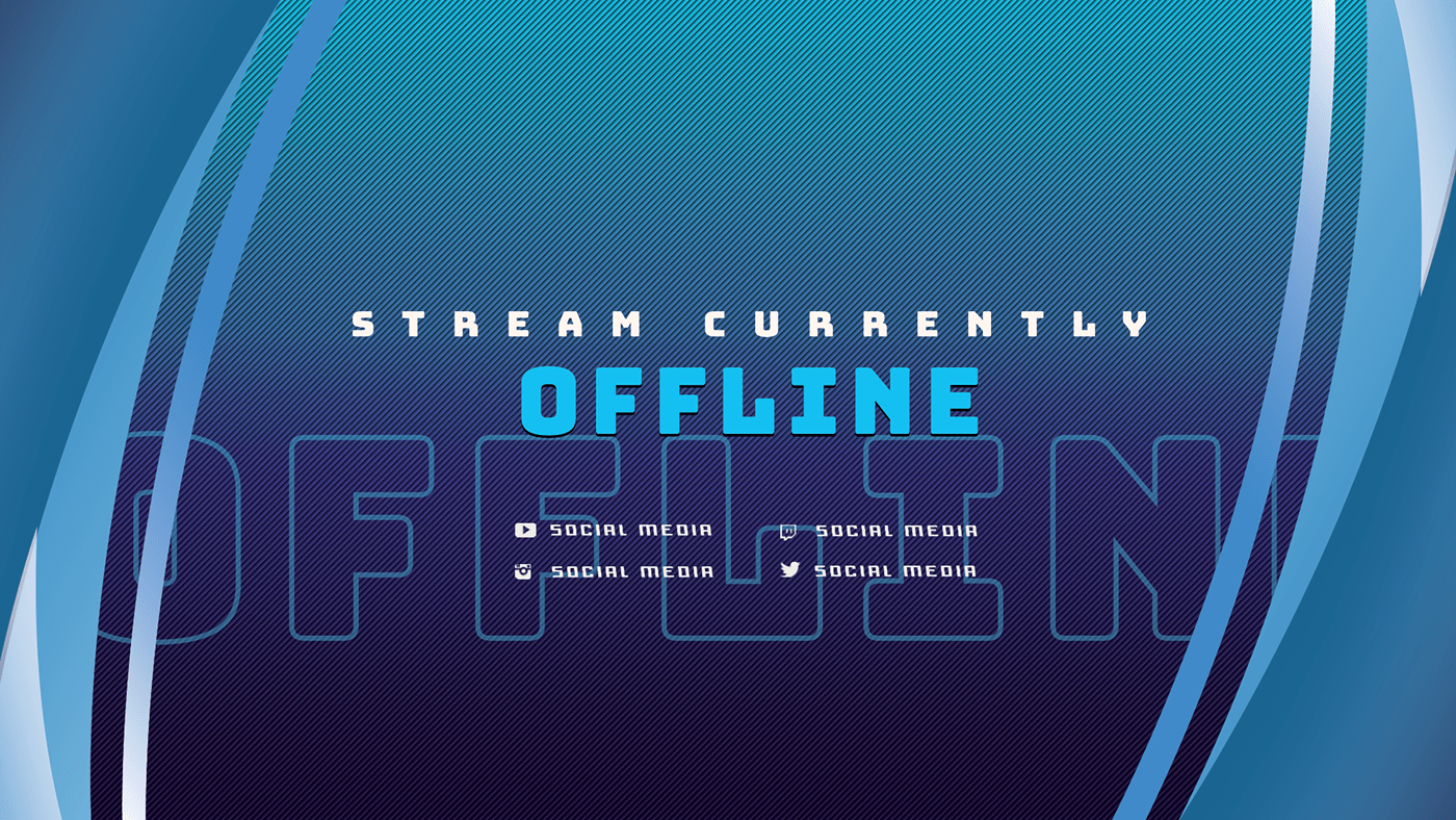Twitch Overlay stream Layout free template Streaming live social media