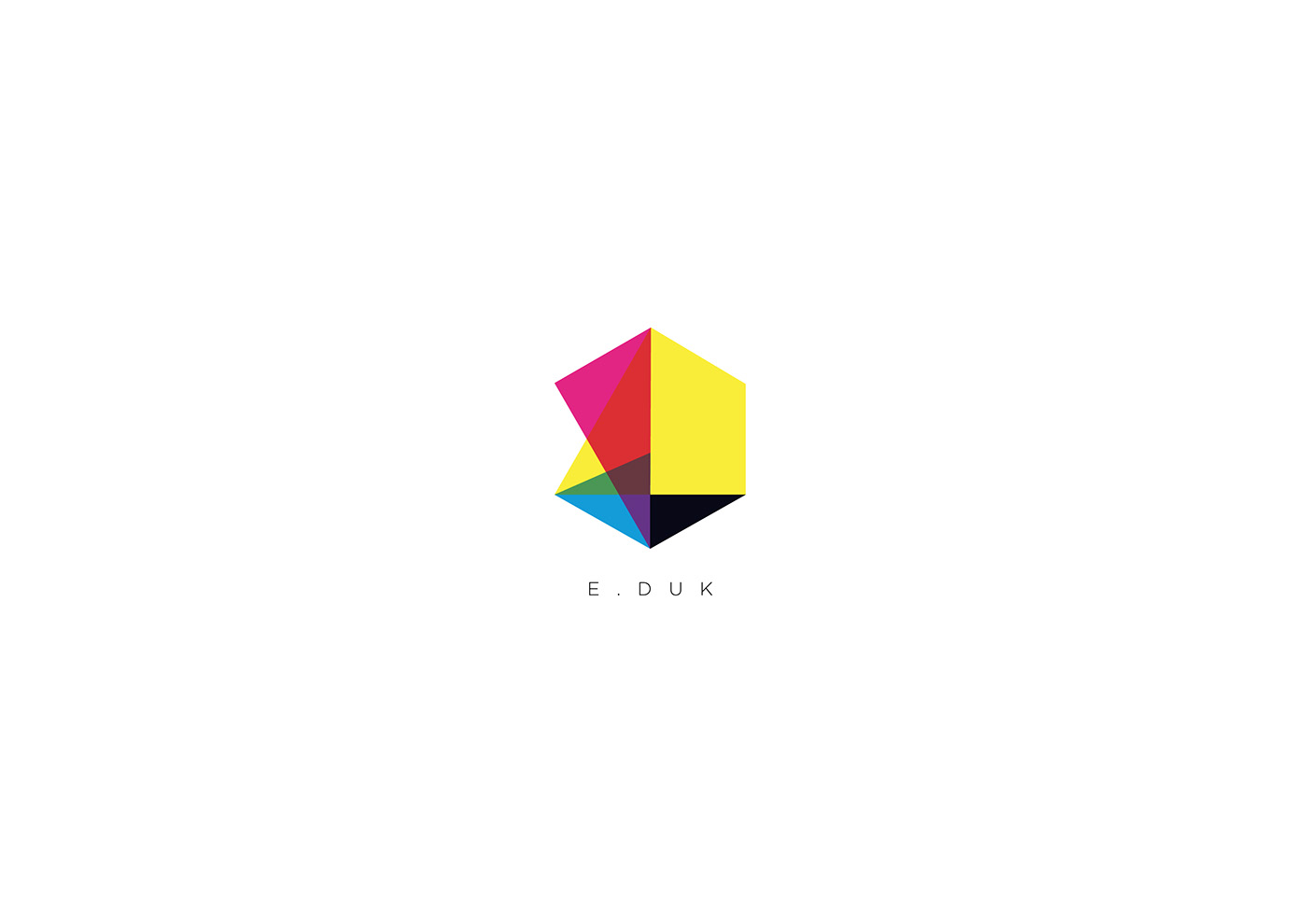 e.duk logo CMYK start up educational online disruptive knowledge school identity corporate