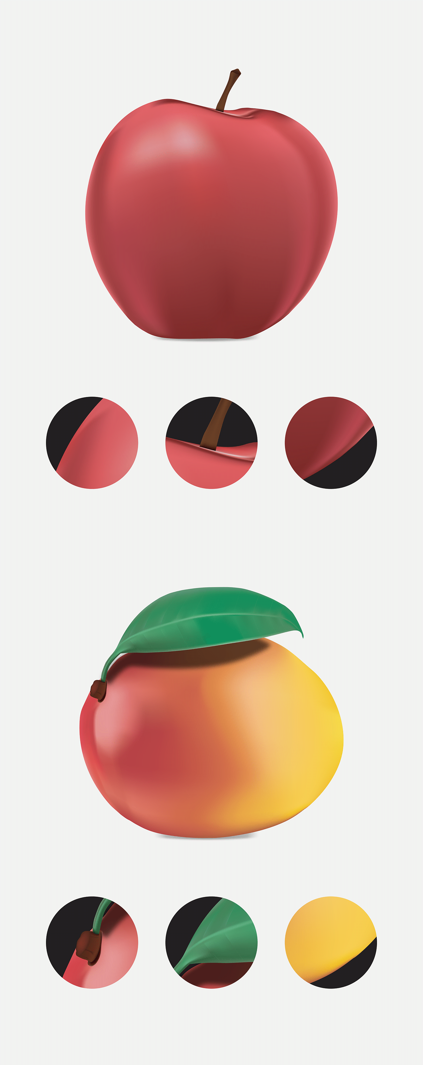 Fruit ILLUSTRATION  personal project realistic illustration