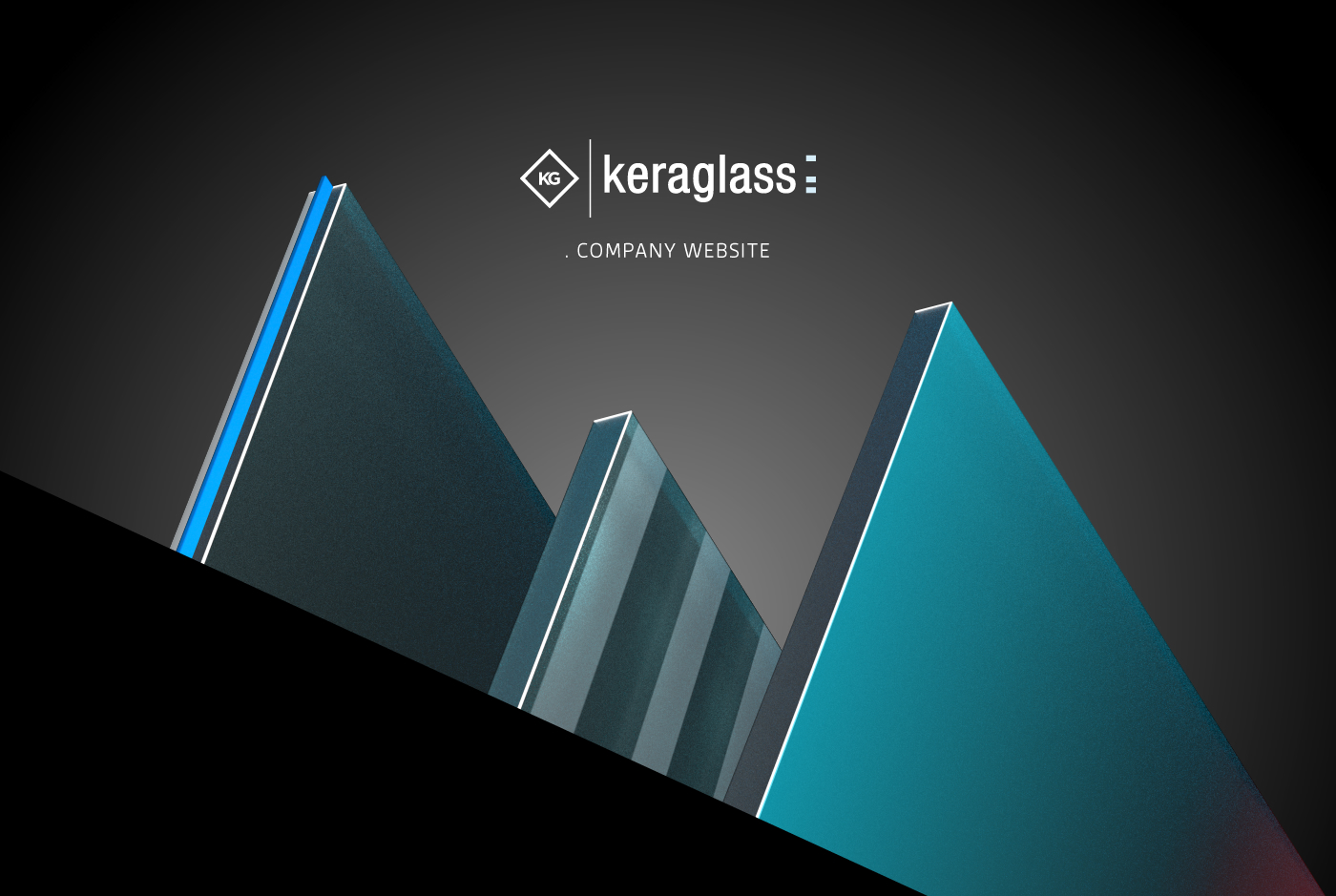 keraglass company website Website Design uxdesign flush design graphics grafica Web creative web design