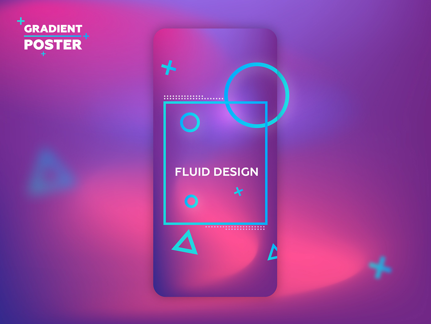 colorful fluent gradient iphone Liquid mobile poster wallpaper