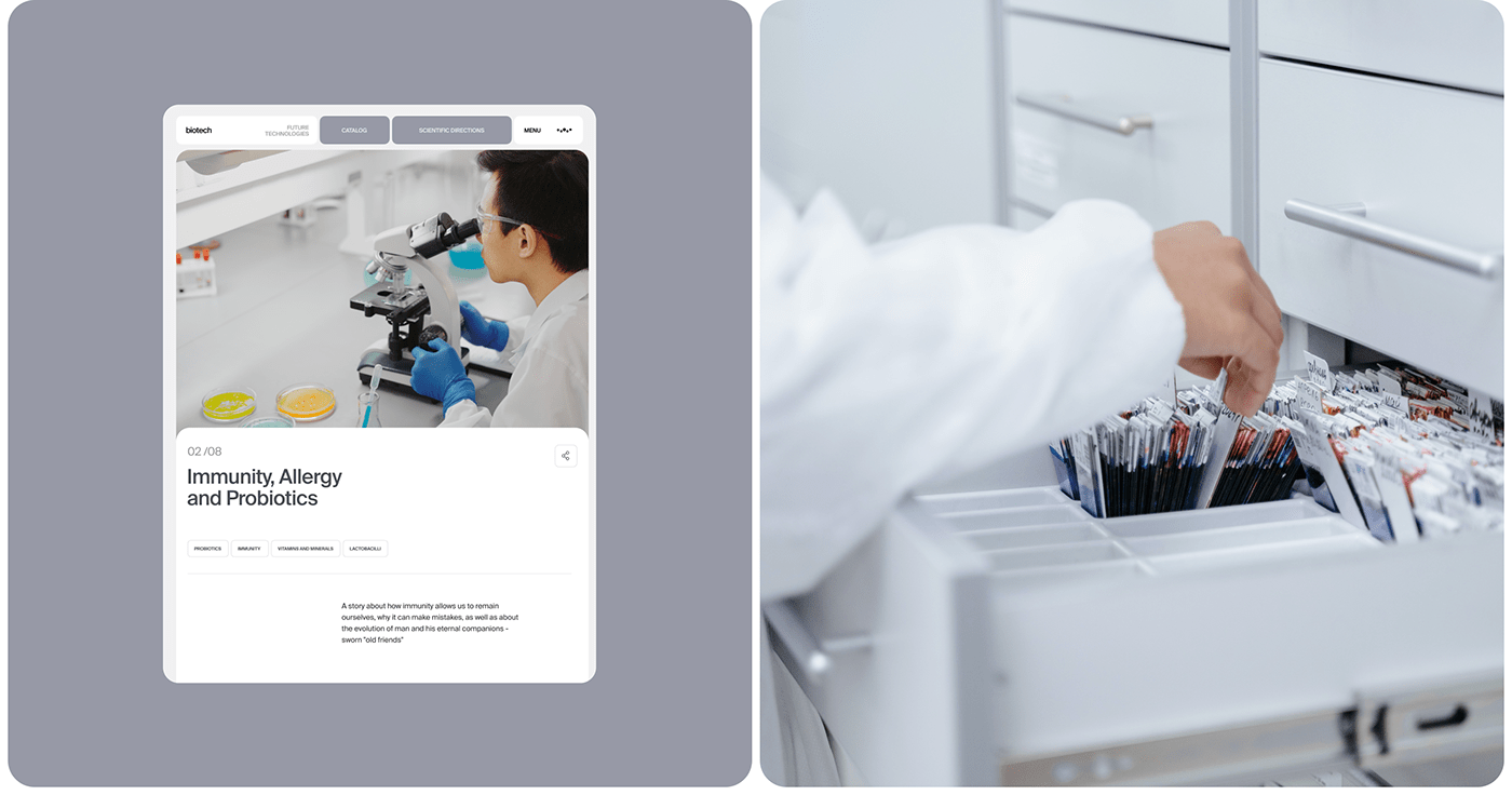 3D biotech clean Health medicine minimal science Technology blur supplements