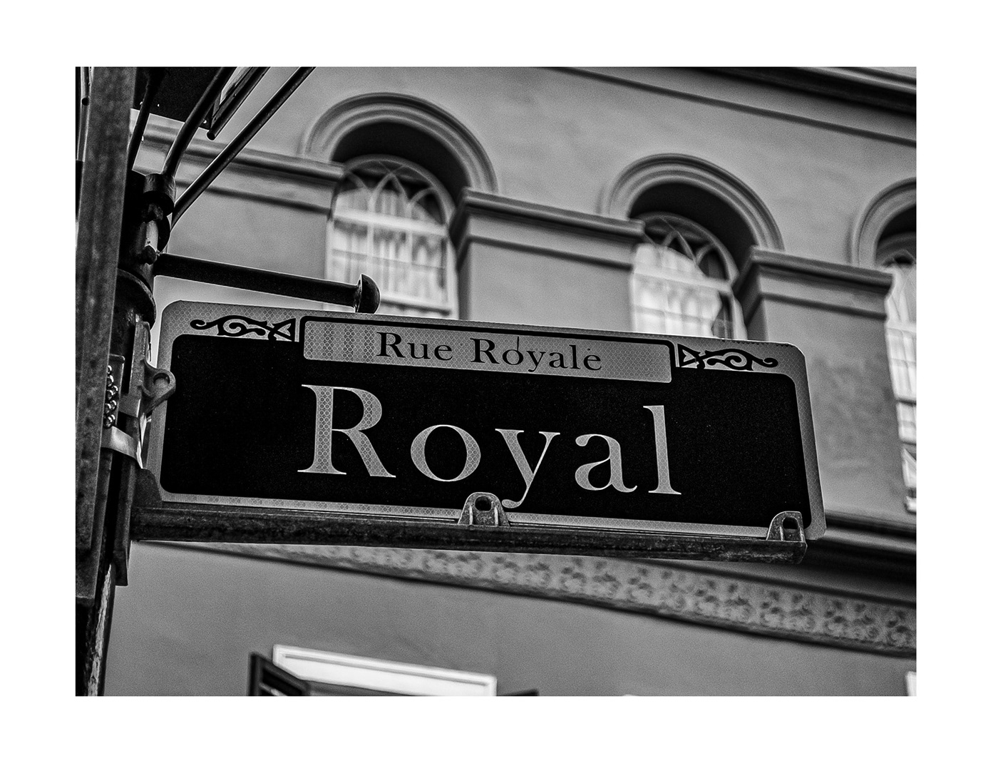 The street sign for Royal Street in New Orleans