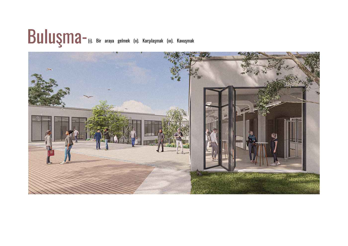 architecture building campus Competition design mimari StudentCenter