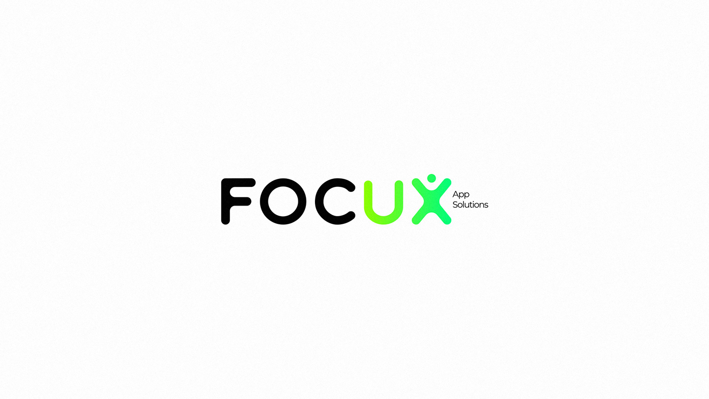 logo Focux app App Solutions identidade visual marca dali branding  visual identity