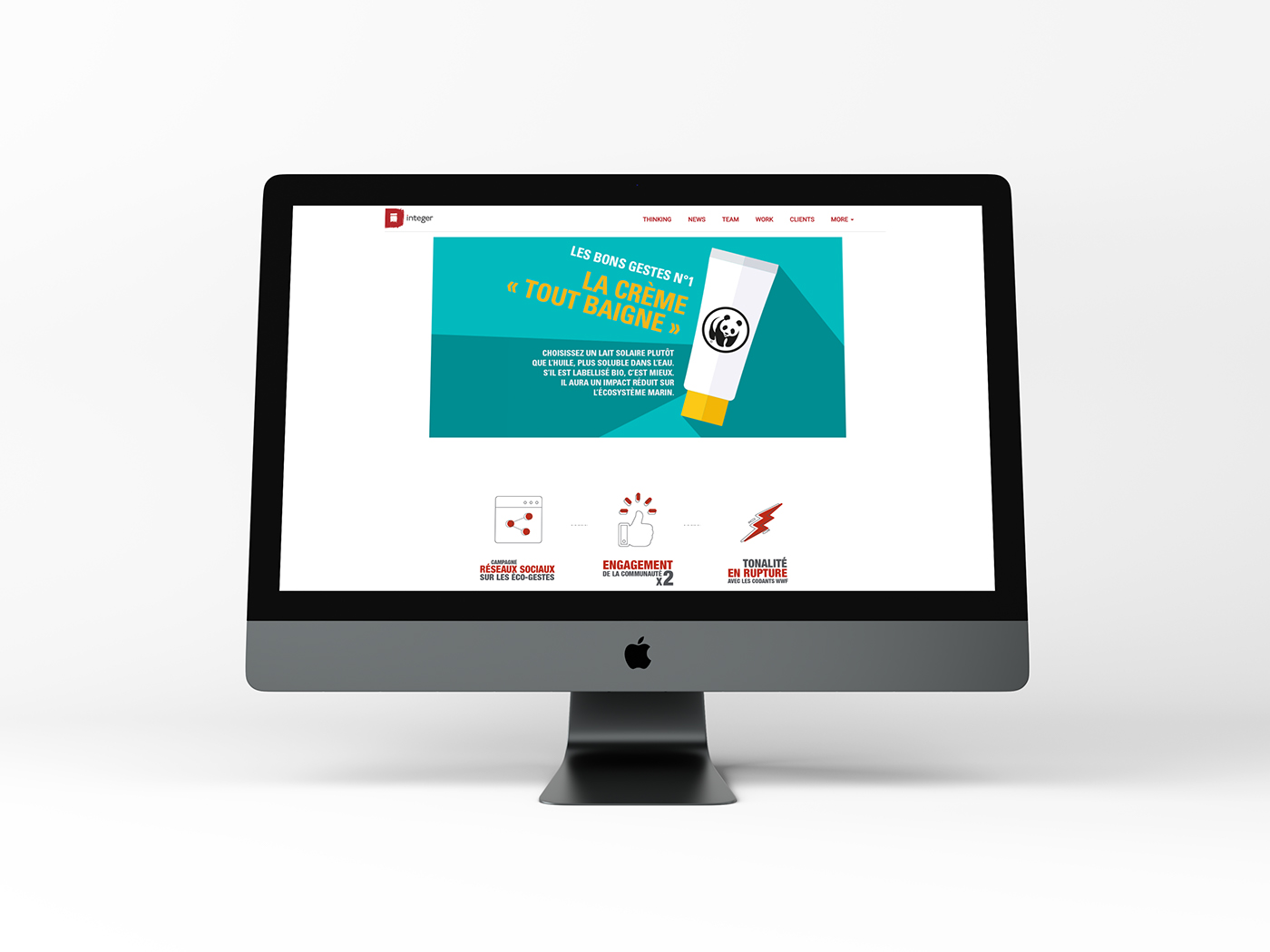 site Picto UI ux Web red