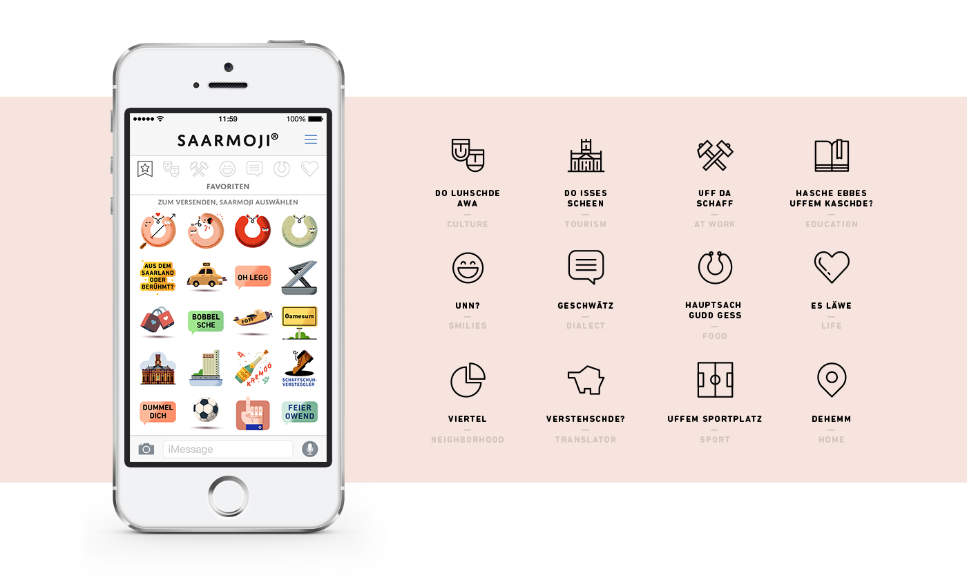 saarmoji Emoji animation  Food  culture home app UI digital sticker