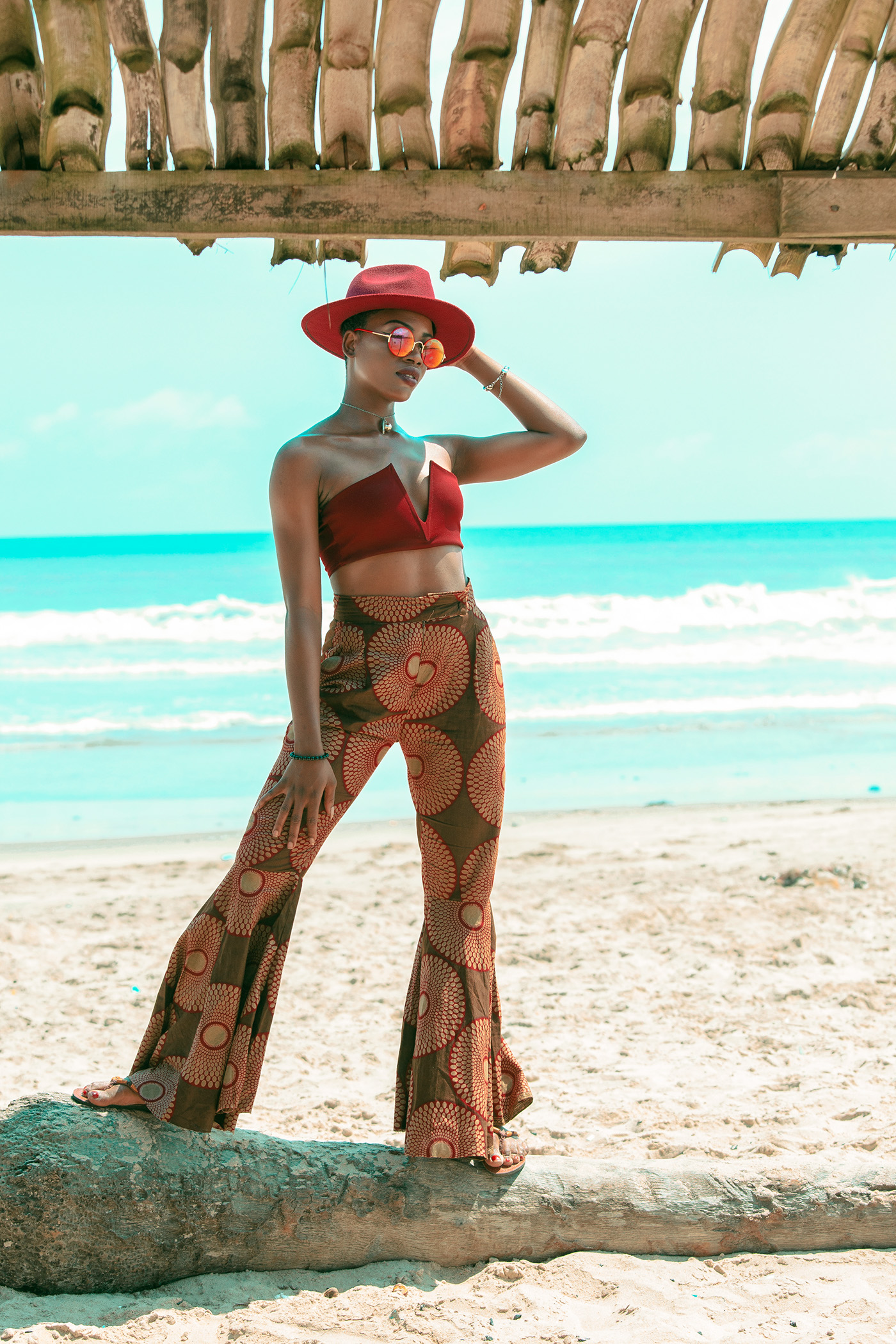 beach vibes summer Fashion  styling  beach Ghana africa Photography 