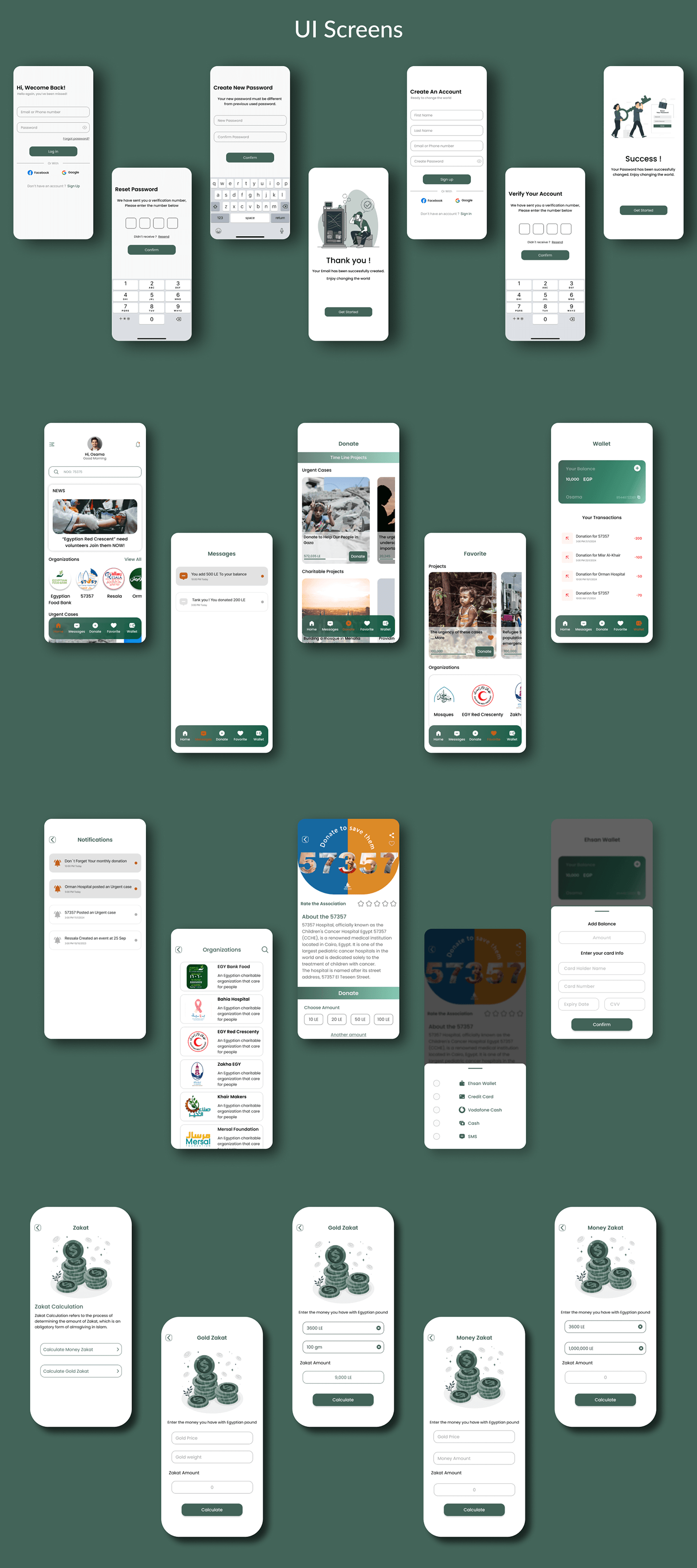 charitable charity design ui design app design UX design UI/UX user interface Figma Mobile app