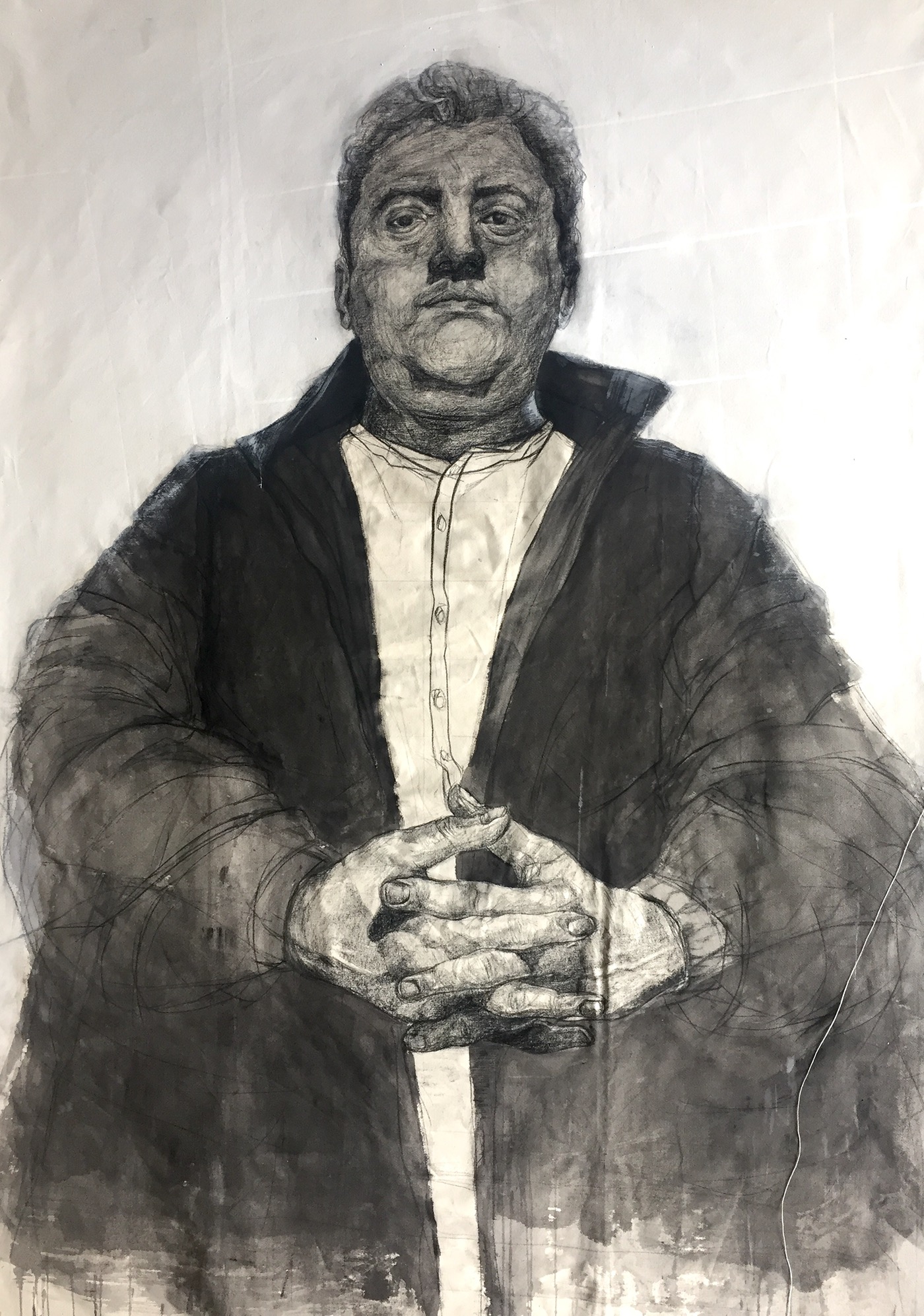 Drawing  charcoal humanfigure  portrait Finearts visualarts