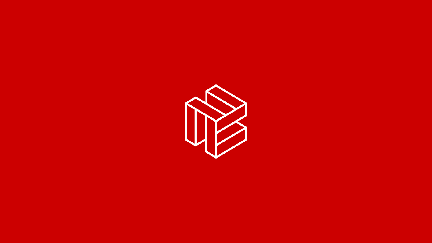 branding  compound Corporate Identity cube geometric logo mark solar Sun symbol
