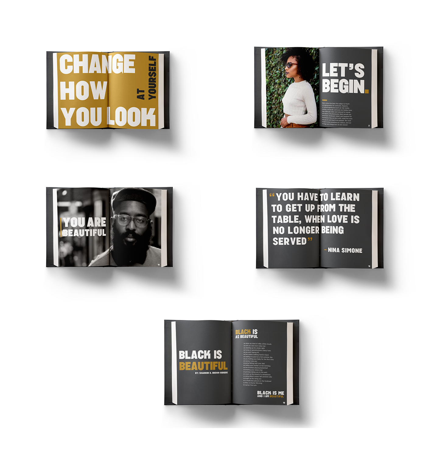 book african american black graphic design  layouts
